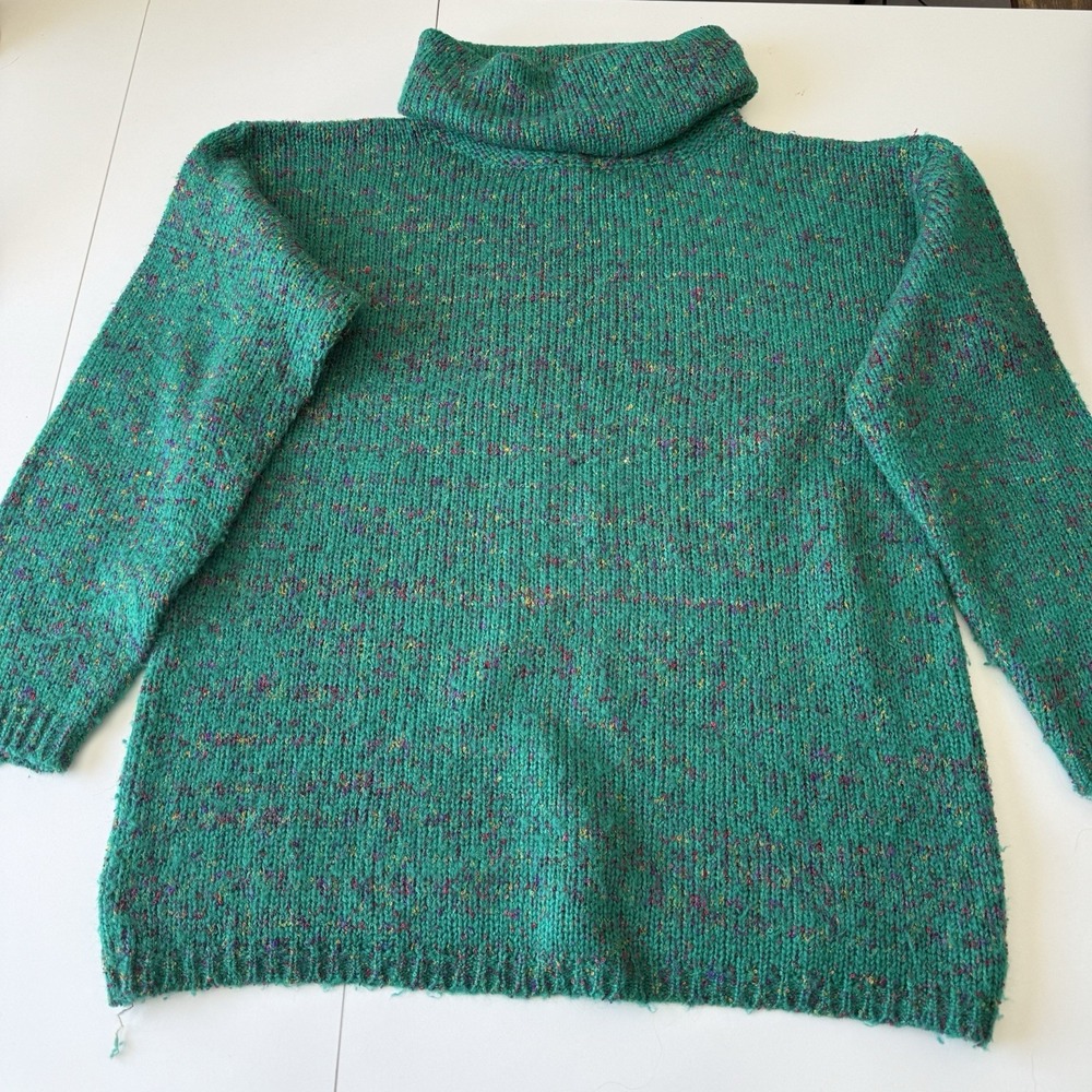Vintage Sterling Collection Acrylic Knit Women's Turtleneck Sweater Size‎ Large
